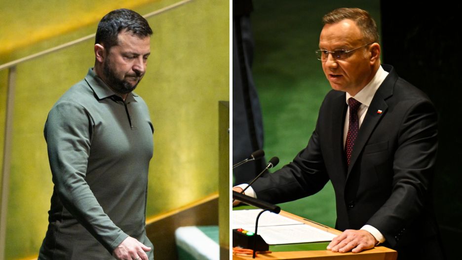 Prezydent Duda w ONZ o ukraińskim zbożu: Ukraina zachowuje się jak tonący, który chwyta się wszystkiego
