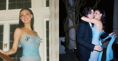 Nicola Peltz w niebieskiej sukience z motylkiem ROBI WRAŻENIE na after-party po odnowieniu przysięgi małżeńskiej z Brooklynem Beckhamem