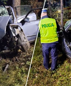 Koszmarny wypadek na Pomorzu. Z auta niewiele zostało