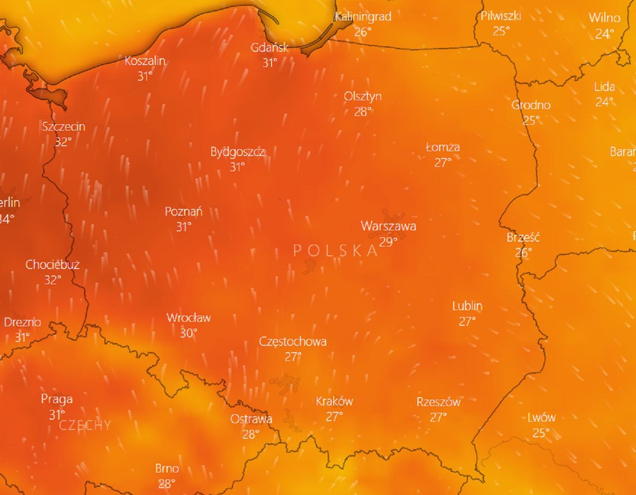 Pogoda na weekend. IMGW ostrzega: upały i burze z gradem. Warto śledzić komunikaty