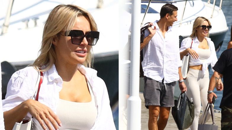 Sopockie aniołki: Blanka Lipińska, Jarosław Bieniuk i Natalia Siwiec BALUJĄ na jachcie