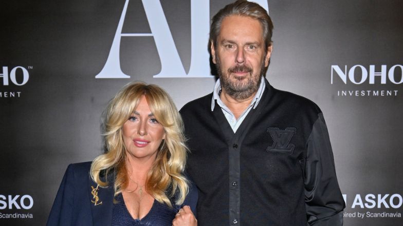 Wojciech Modest Amaro i Agnieszka Amaro na imprezie magazynu