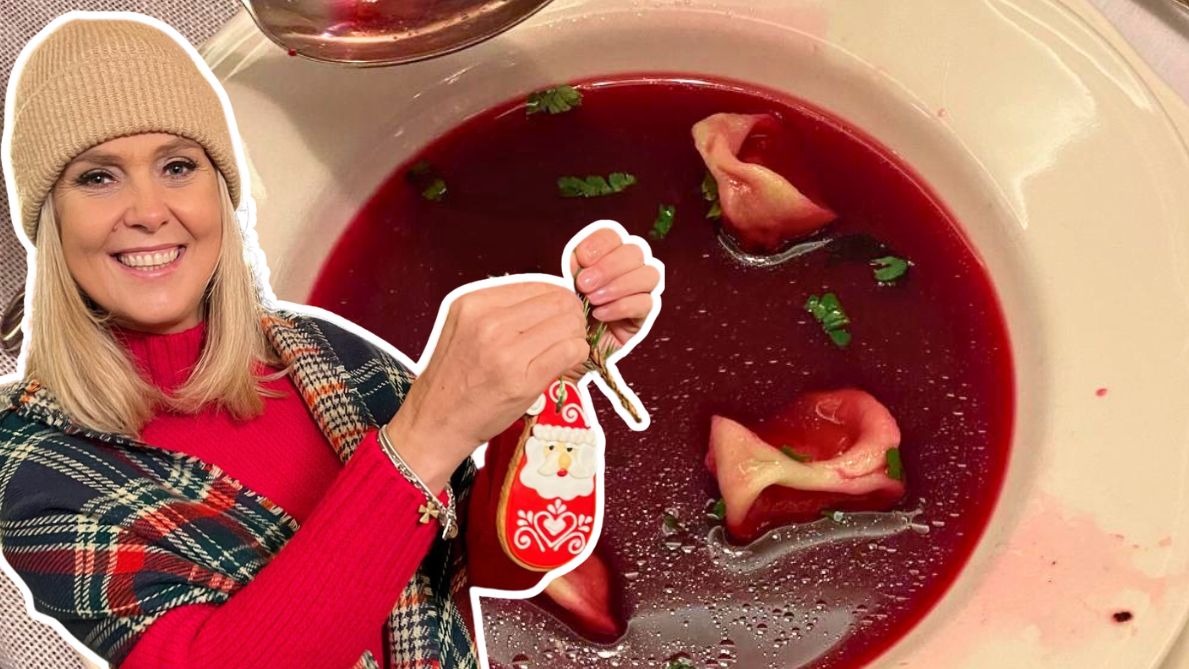 Jak Ewa Wachowicz robi uszka do barszczu