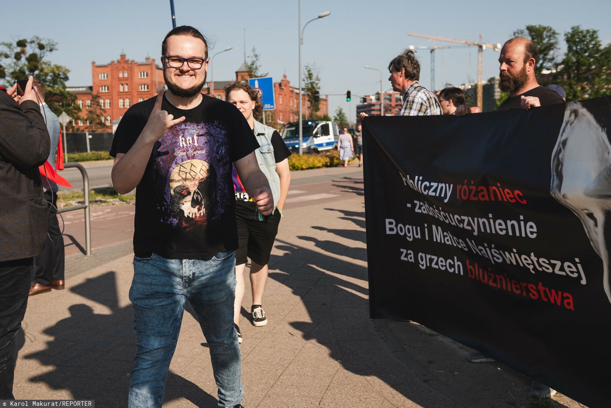 Protesty w sąsiedztwie Mystic Festivalu