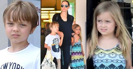 Angelina z bliźniakami na urodzinowych zakupach! (ZDJĘCIA)