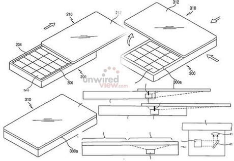 Patent Samsunga na komórkę z hologramem 3D 1