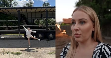 Andziaks pochwaliła się CIĘŻARÓWKĄ pełną ogrodowych roślin: "242 tuje, 115 hortensji, kilka cisowych kul, a to wciąż nie wszystko" (ZDJĘCIA)