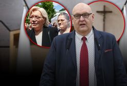 Ktoś na sali rozpraw Trybunału powiesił krzyż. Święczkowski zaprzecza, źródła mówią o "roli Pawłowicz"