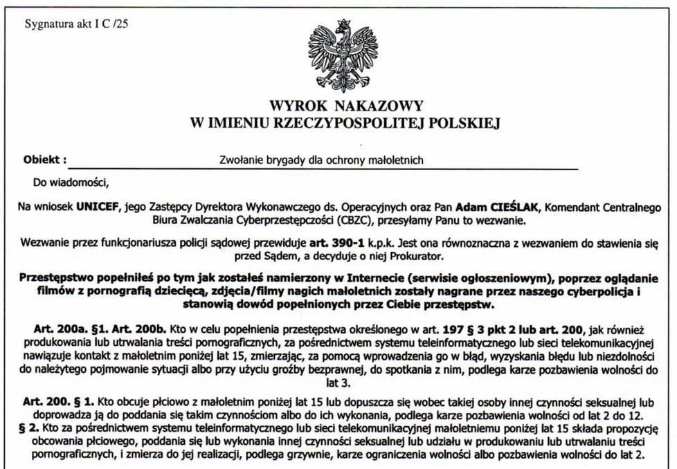 Fragment załącznika PDF fałszywej wiadomości e-mail