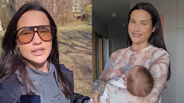 Karolina Gilon nie ukrywała swojego dobrego nastroju