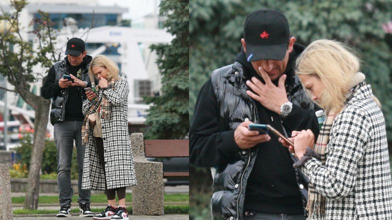 Misiek Koterski i Dagmara Bryzek na romantycznym spacerze
