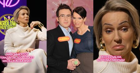 Paulina Smaszcz krótko: "Znam cudowne kobiety i takie, które są k****mi". Zapytana, czy zna Kurzajewskiego, odparła: "Teraz NIE"