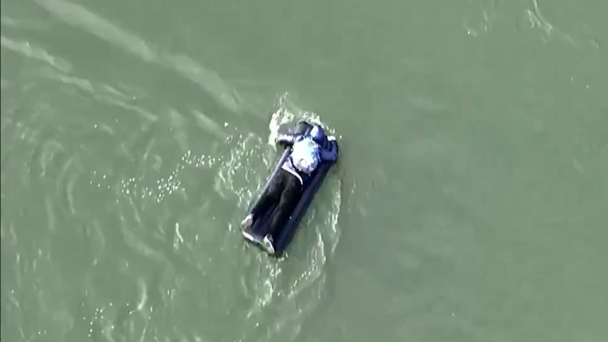 Próbował uciec z Ukrainy na dmuchanym materacu