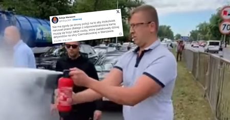 Wielka awantura w Warszawie. Policja do kierowców: "Nie ma zgody"