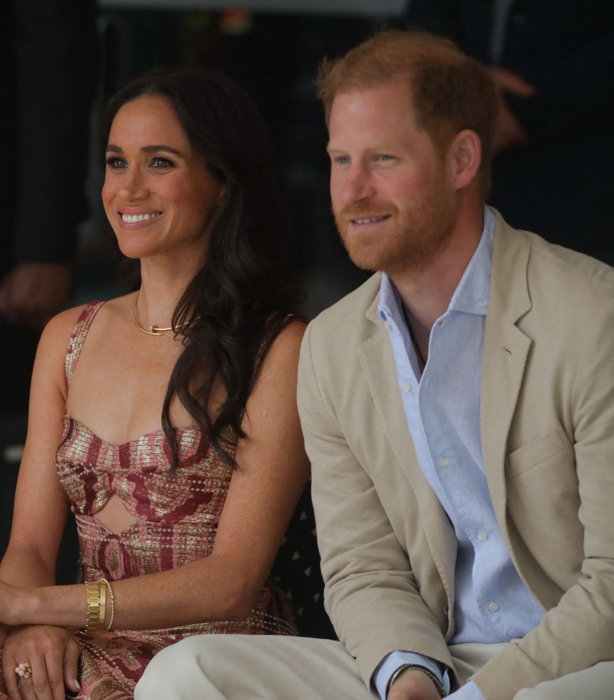 Meghan Markle i książę William w Kolumbii