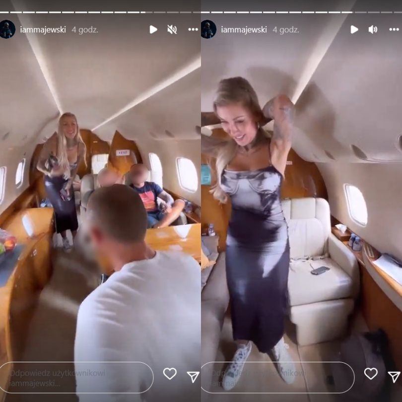 Deynn i Daniel Majewski polecieli na Ibizę prywatnym odrzutowcem