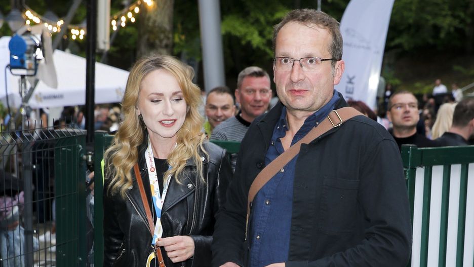 Robert Górski z żoną Moniką