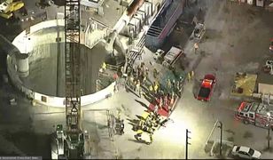Tunel zawalił się w Los Angeles. Robotnicy wdrapywali się na zaspy, by uciec