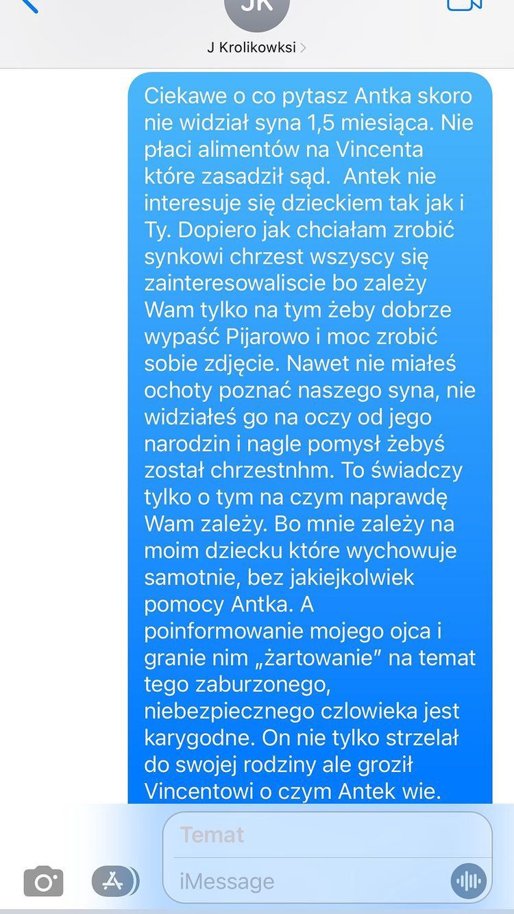 Joanna Opozda przerywa milczenie i UDERZA w Antka Królikowskiego