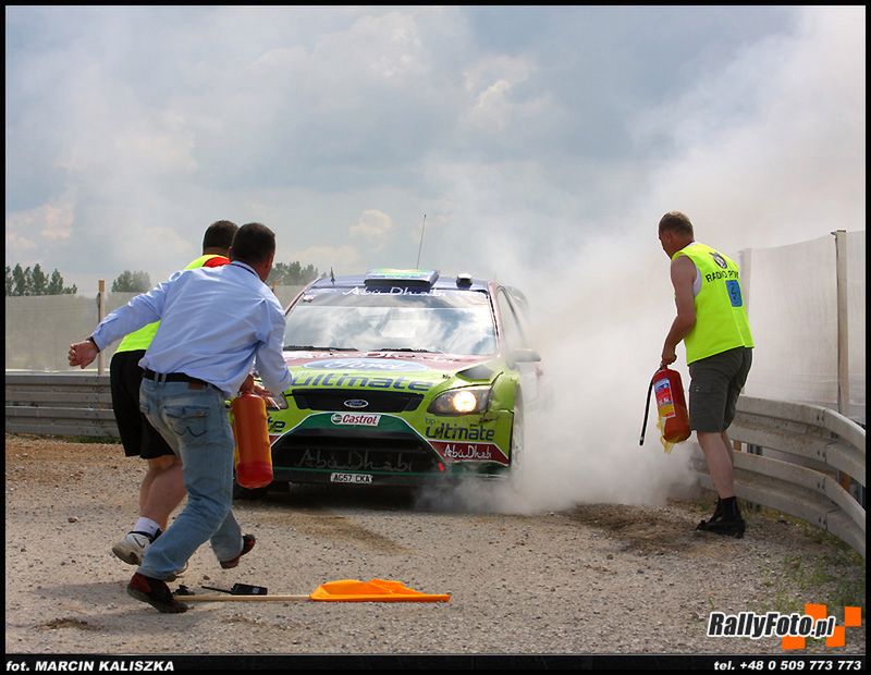 Jeden z najgłupszych błędów Latvali - Rajd Polski 2009