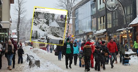 Całe białe ulice. Zima wróciła z impetem w Tatrach