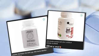 Płyn Lugola i "lek na promieniowanie". W sieci wysyp ofert dotyczących jodku potasu