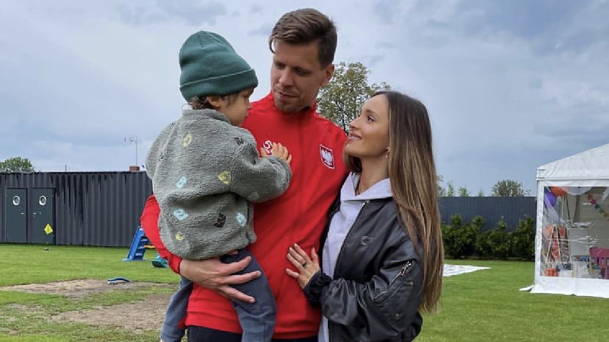 Wojciech Szczęsny i Marina Łuczenko-Szczęsna