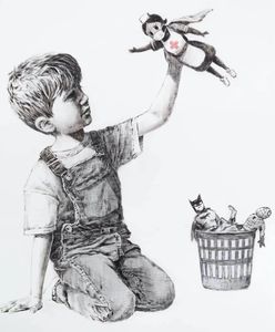 Banksy sprzedany za rekordową sumę. Kwota zasili służbę zdrowia