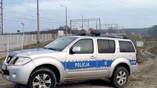 Dron przy torach na Mazurach. Działają służby
