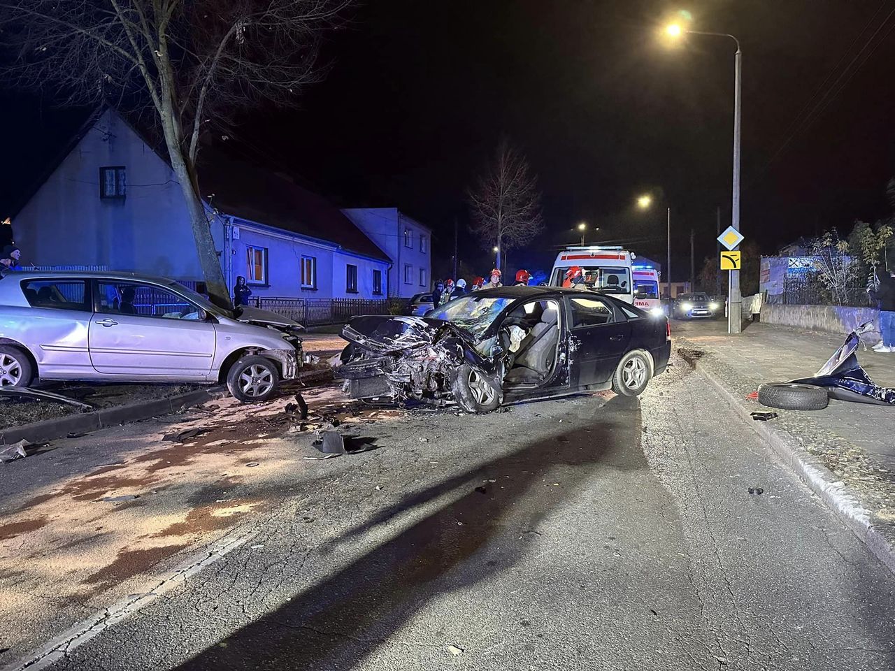 Wypadek na Margonińskiej w Szamocinie