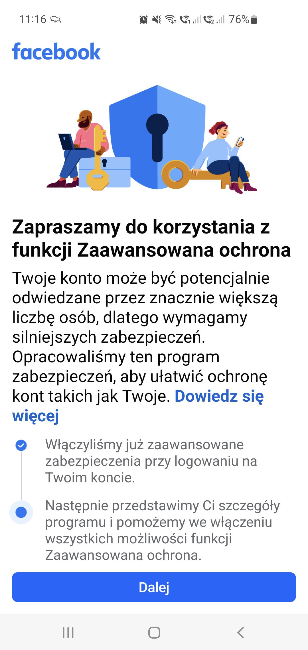 Formularz na Facebooku