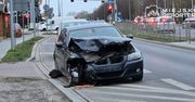 Pijany kierowca BMW z zakazem prowadzenia spowodował wypadek w stolicy