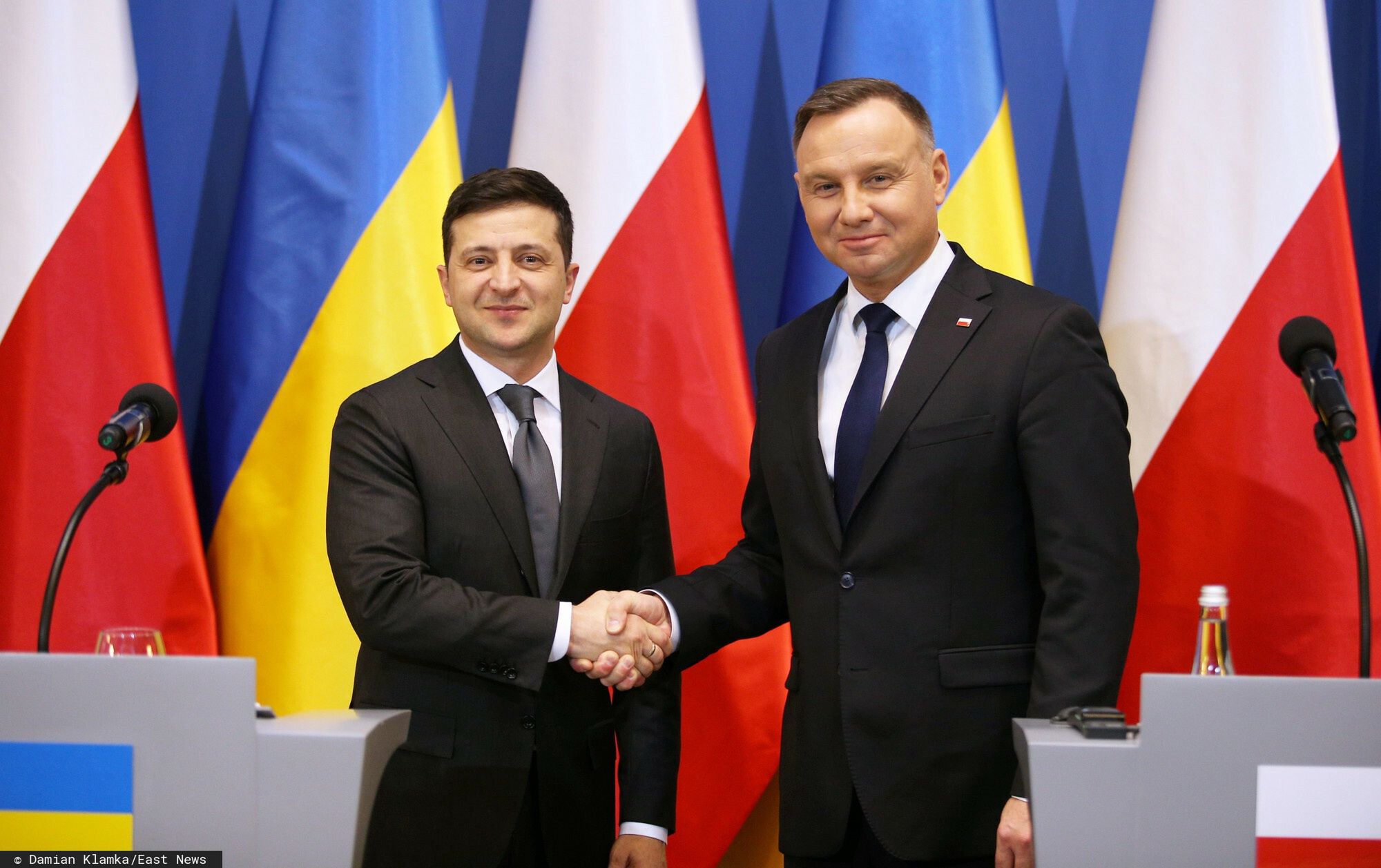 Prezydent Andrzej Duda i prezydent Wołodymyr Zełenski
