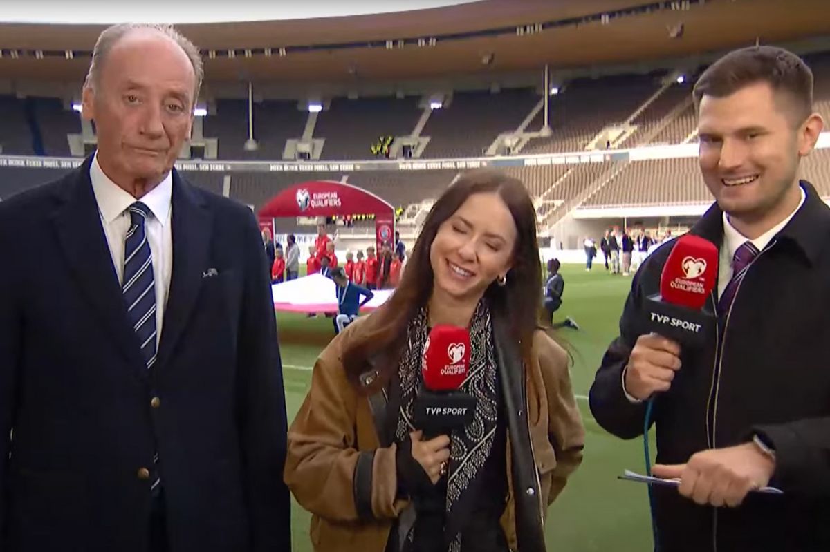 Tylko Szpakowski stanął na baczność w trakcie hymnu. TVP i KRRiTV reagują