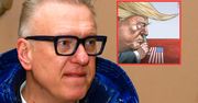 Pokazał "narkotyczną" grafikę z Trumpem. Otrzymała wyróżnienie w Polsce