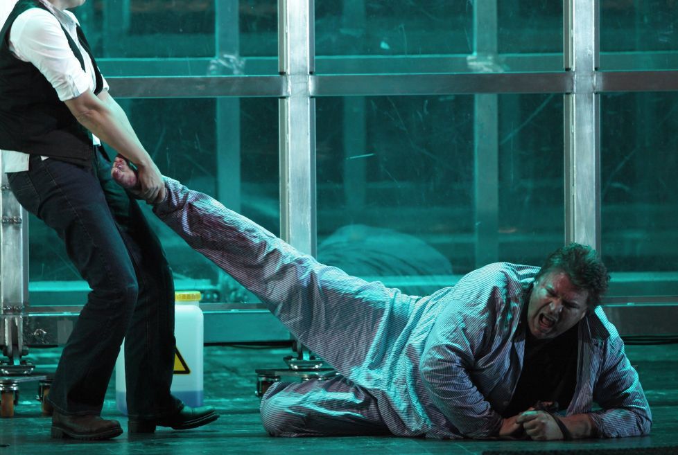 Peter Seiffert jako Florestan w „Fideliu”, Opera Wiedeńska 2011 © Wilfried Hösl
