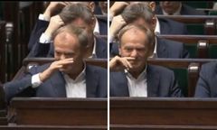 Donald Tusk zaskoczył. Nie mógł się powstrzymać przed tym gestem