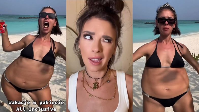 Klaudia Halejcio podzieliła internautów swoim żartem