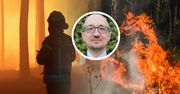 Puszcza Solska w ogniu. "Tego typu sytuacje będą coraz częstsze"
