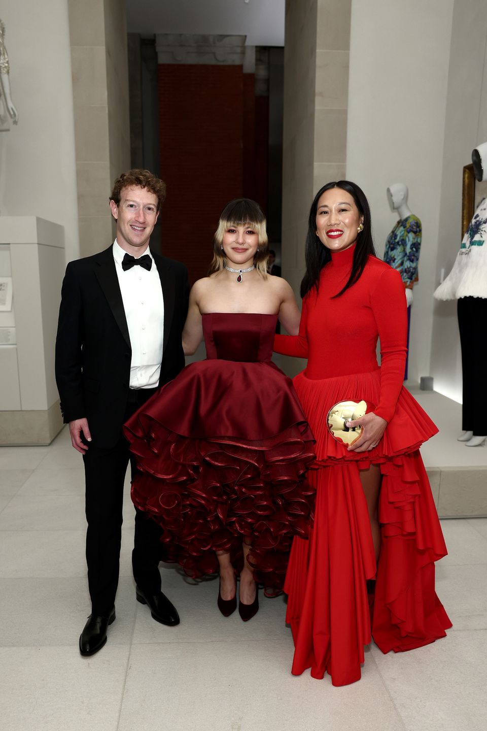 Mark Zuckerberg, Alysa Liu i Priscilla Chan
