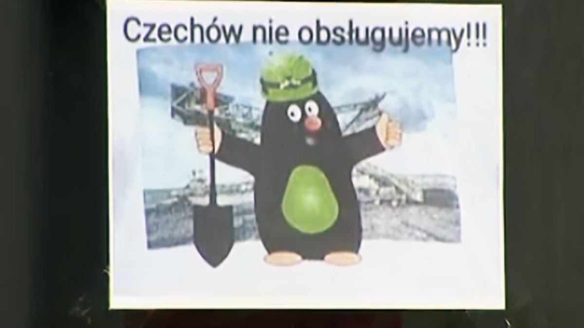 Taki plakat pojawił się w czwartek na drzwiach jednego z pubów w Bogatyni
