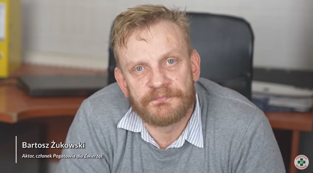 Bartosz Żukowski apeluje o pomoc dla zwierząt