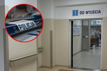 Sceny jak z horroru w szpitalu. Mężczyzna groził nożem