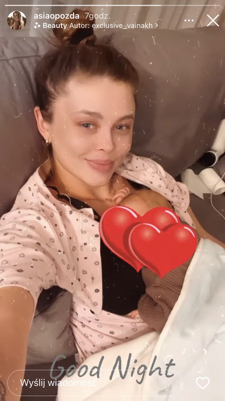 Joanna Opozda z synkiem Vincentem 