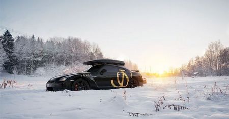 Nissan GT-R na zimowe eskapady