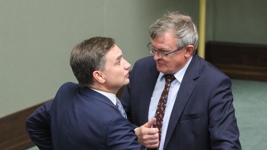 Zbigniew Ziobro i Tadeusz Cymański