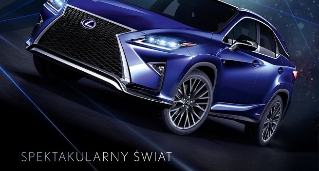 „Spektakularny świat bez VAT” reklamuje Lexusa RX (wideo)