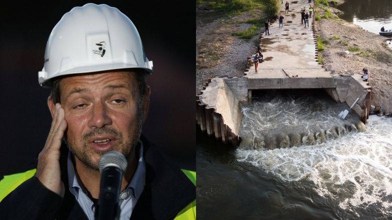 Awaria w oczyszczalni ścieków "Czajka"