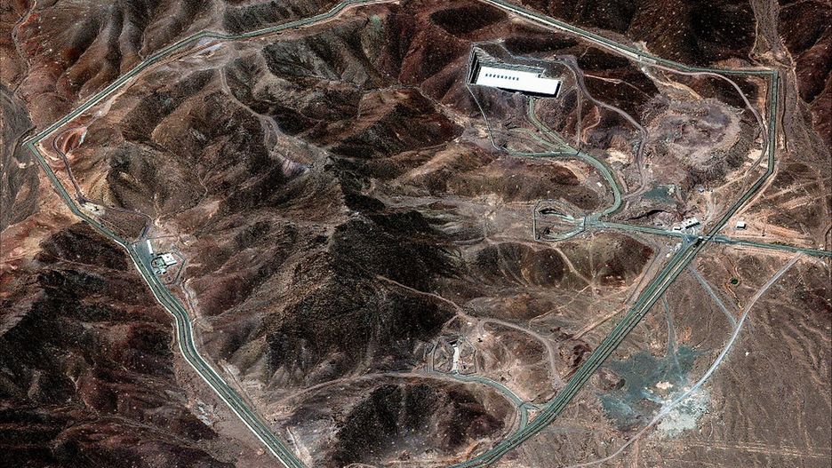 Fordo Facility Appears Undamaged After Regional Strikes
FORDO, IRAN -- JUNE 14, 2025: 05  Maxar satellite imagery overview of the Fordo enrichment facility located approximately 60 miles southwest of Tehran. No visible damage is observed. Please use: Satellite image (c) 2025 Maxar Technologies.
Maxar
image, maxar