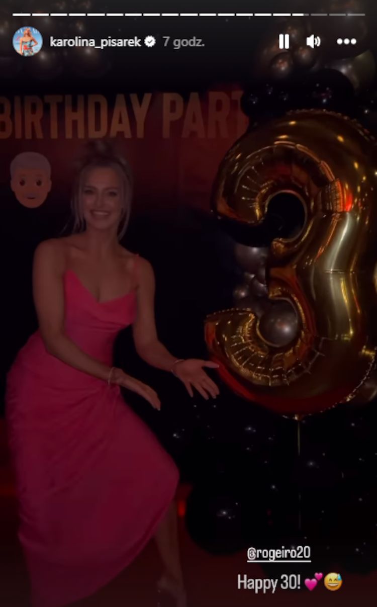 Tak wyglądała impreza urodzinowa męża Karoliny Pisarek